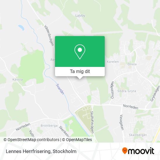 Lennes Herrfrisering karta
