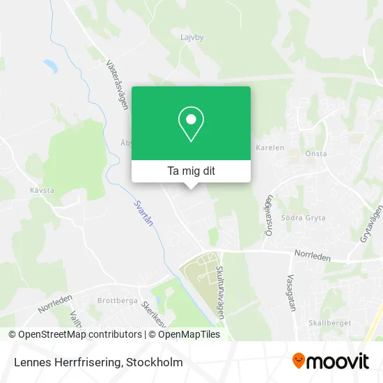 Lennes Herrfrisering karta