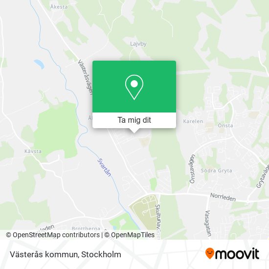 Västerås kommun karta