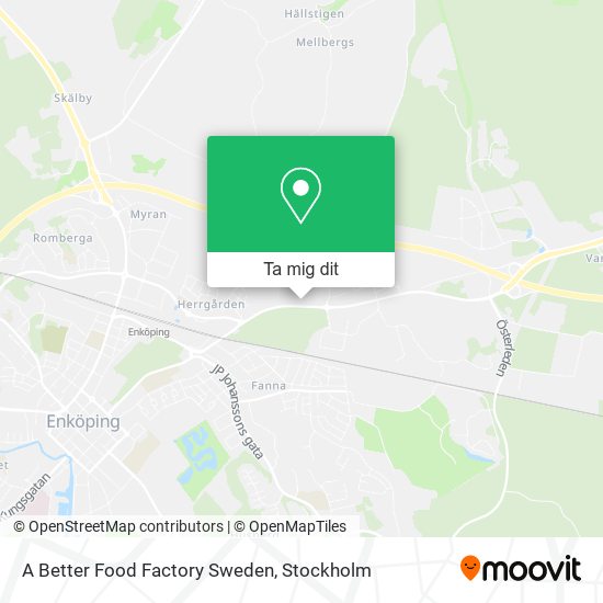 A Better Food Factory Sweden karta