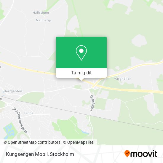 Kungsengen Mobil karta