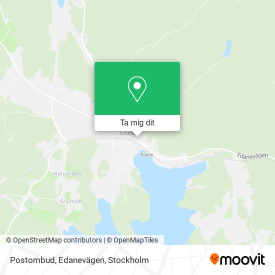 Postombud, Edanevägen karta