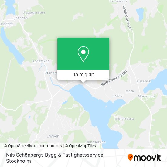 Nils Schönbergs Bygg & Fastighetsservice karta