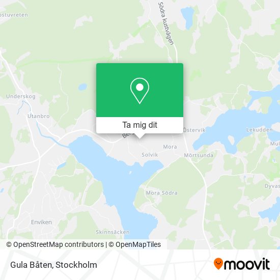 Gula Båten karta