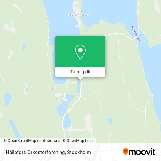 Hällefors Orkesterförening karta