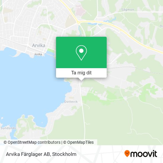 Arvika Färglager AB karta