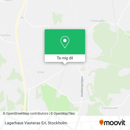 Lagerhaus Vasteras Eri karta