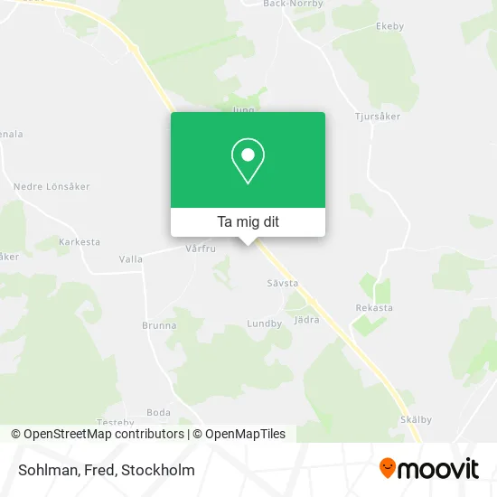 Sohlman, Fred karta