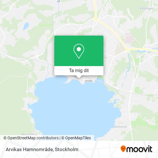 Arvikas Hamnområde karta