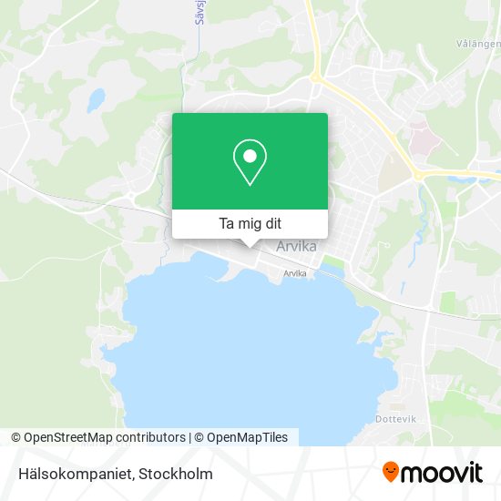 Hälsokompaniet karta