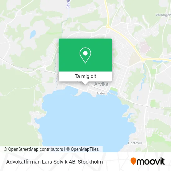 Advokatfirman Lars Solvik AB karta