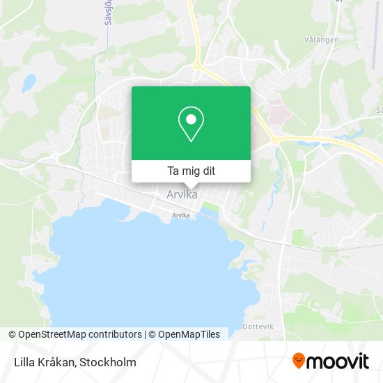 Lilla Kråkan karta