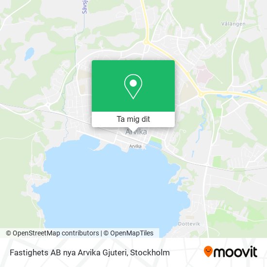 Fastighets AB nya Arvika Gjuteri karta