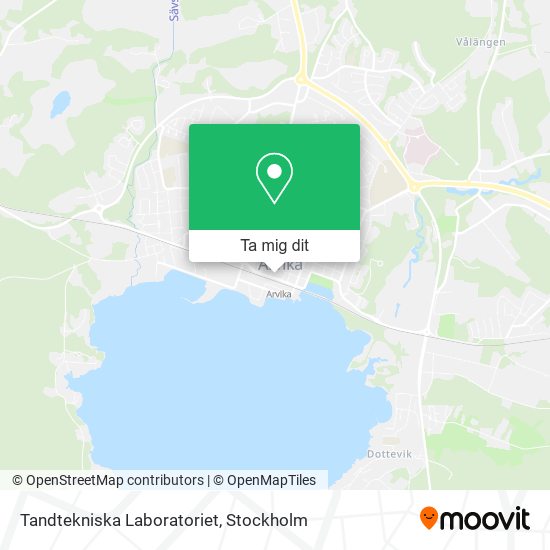 Tandtekniska Laboratoriet karta