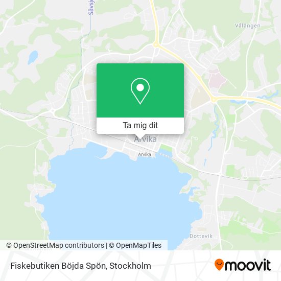 Fiskebutiken Böjda Spön karta