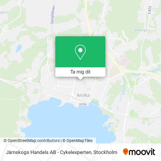 Järnskogs Handels AB - Cykelexperten karta