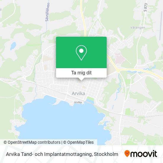 Arvika Tand- och Implantatmottagning karta