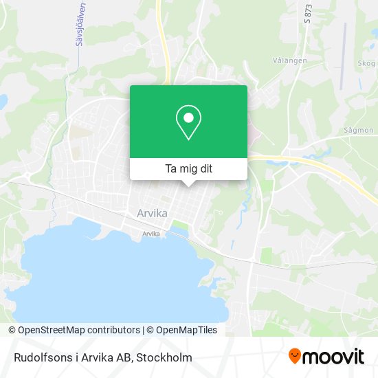 Rudolfsons i Arvika AB karta