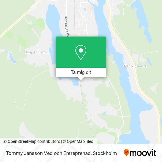 Tommy Jansson Ved och Entreprenad karta