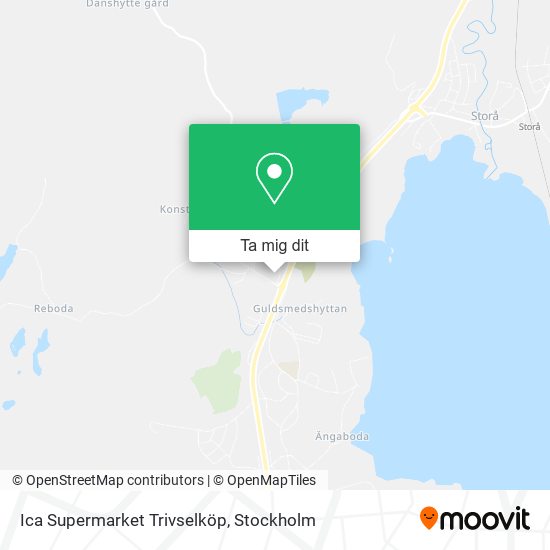 Ica Supermarket Trivselköp karta