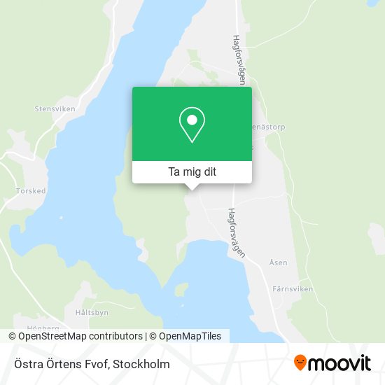Östra Örtens Fvof karta