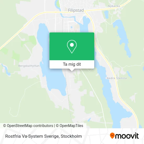 Rostfria Va-System Sverige karta