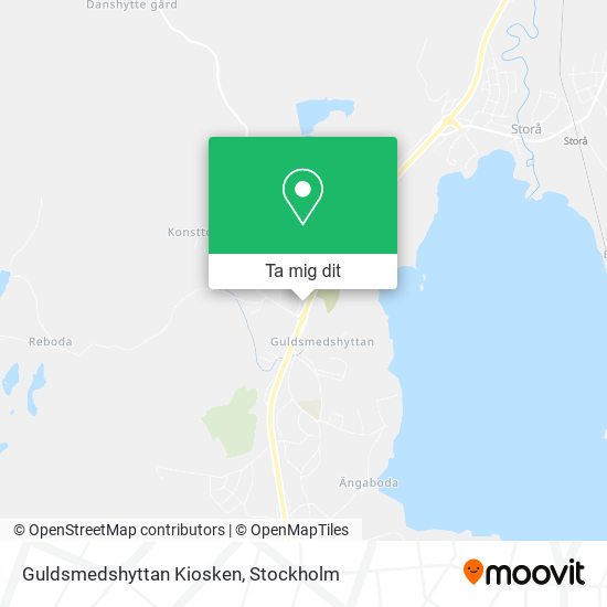 Guldsmedshyttan Kiosken karta