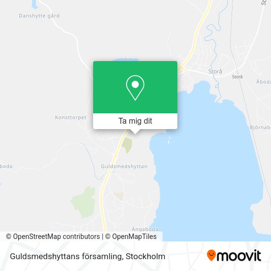 Guldsmedshyttans församling karta