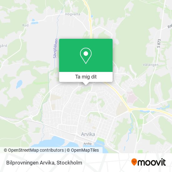 Bilprovningen Arvika karta