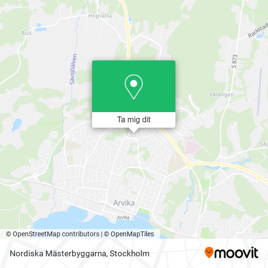 Nordiska Mästerbyggarna karta