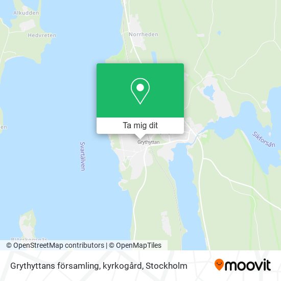 Grythyttans församling, kyrkogård karta