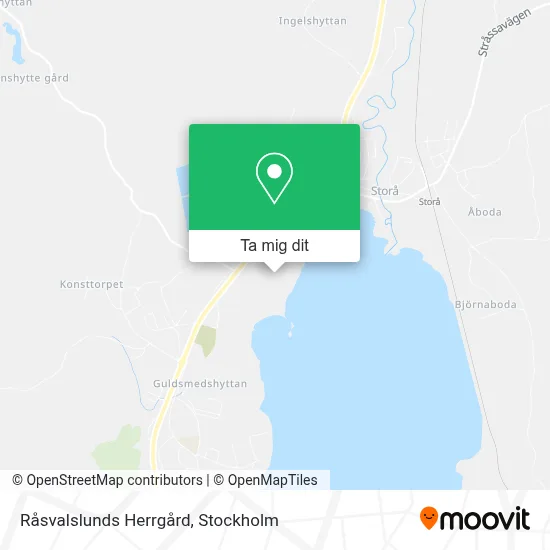 Råsvalslunds Herrgård karta