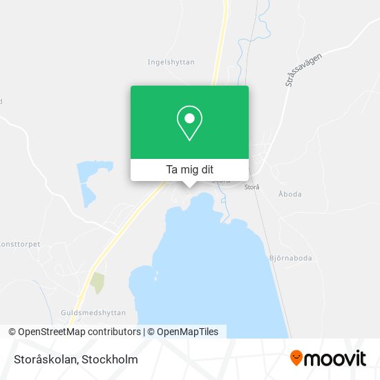 Storåskolan karta