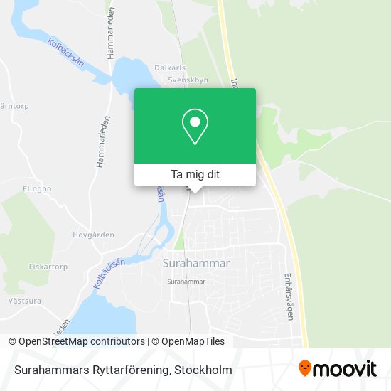 Surahammars Ryttarförening karta