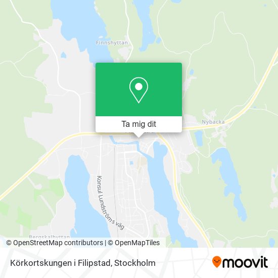 Körkortskungen i Filipstad karta