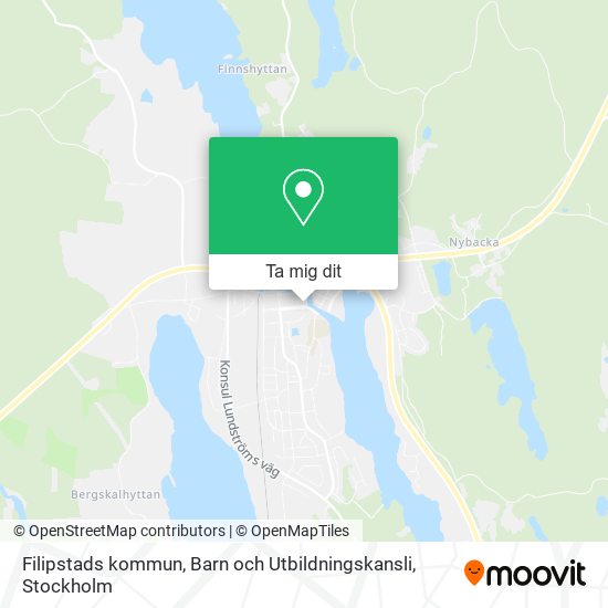 Filipstads kommun, Barn och Utbildningskansli karta