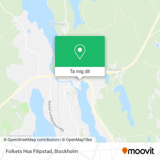 Folkets Hus Filipstad karta