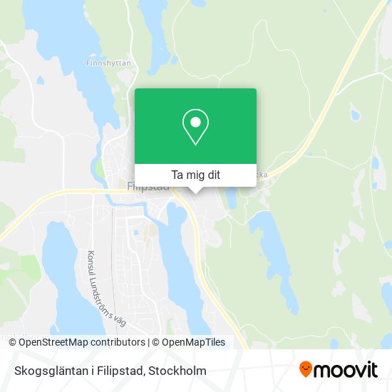 Skogsgläntan i Filipstad karta