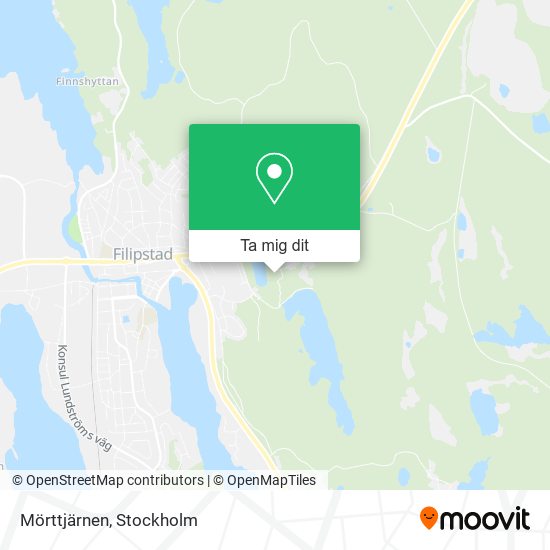 Mörttjärnen karta