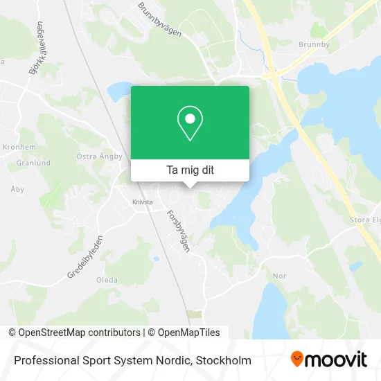 Professional Sport System Nordic karta