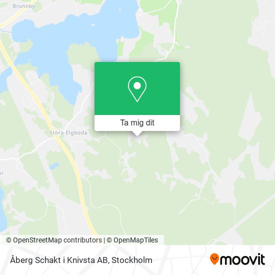 Åberg Schakt i Knivsta AB karta