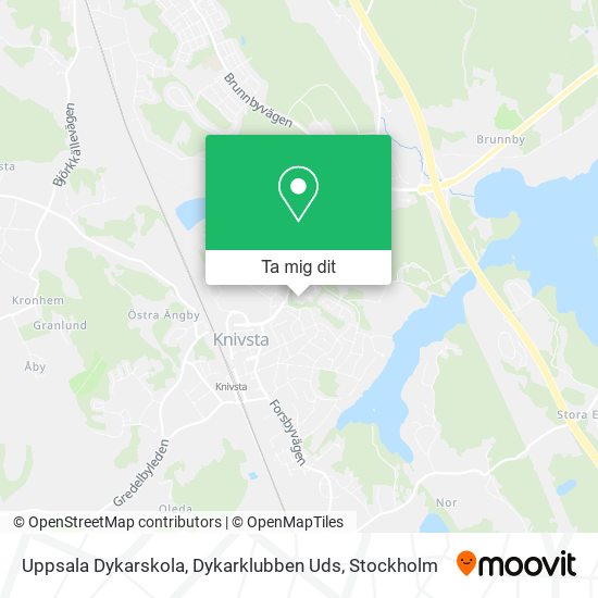 Uppsala Dykarskola, Dykarklubben Uds karta