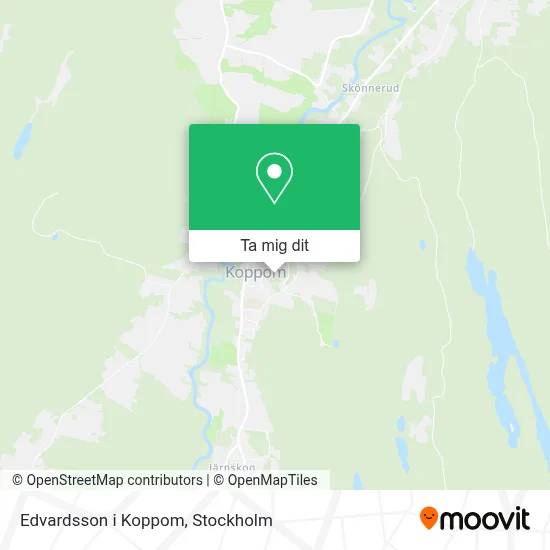 Edvardsson i Koppom karta
