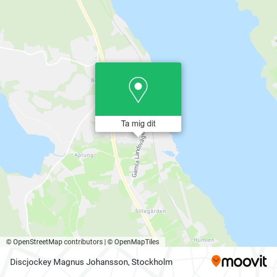 Discjockey Magnus Johansson karta
