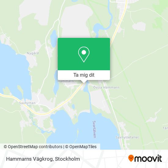 Hammarns Vägkrog karta