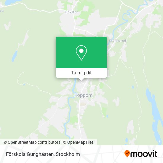 Förskola Gunghästen karta