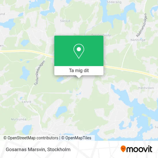 Gosarnas Marsvin karta