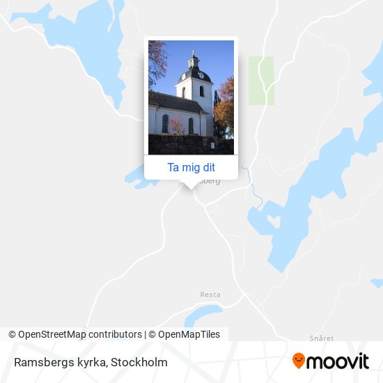 Ramsbergs kyrka karta