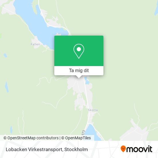 Lobacken Virkestransport karta