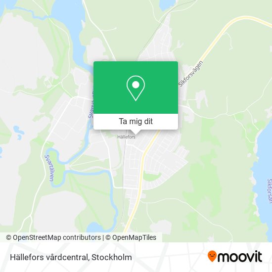 Hällefors vårdcentral karta